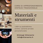 Corso teorico online-Kintsugi: materiali e strumenti